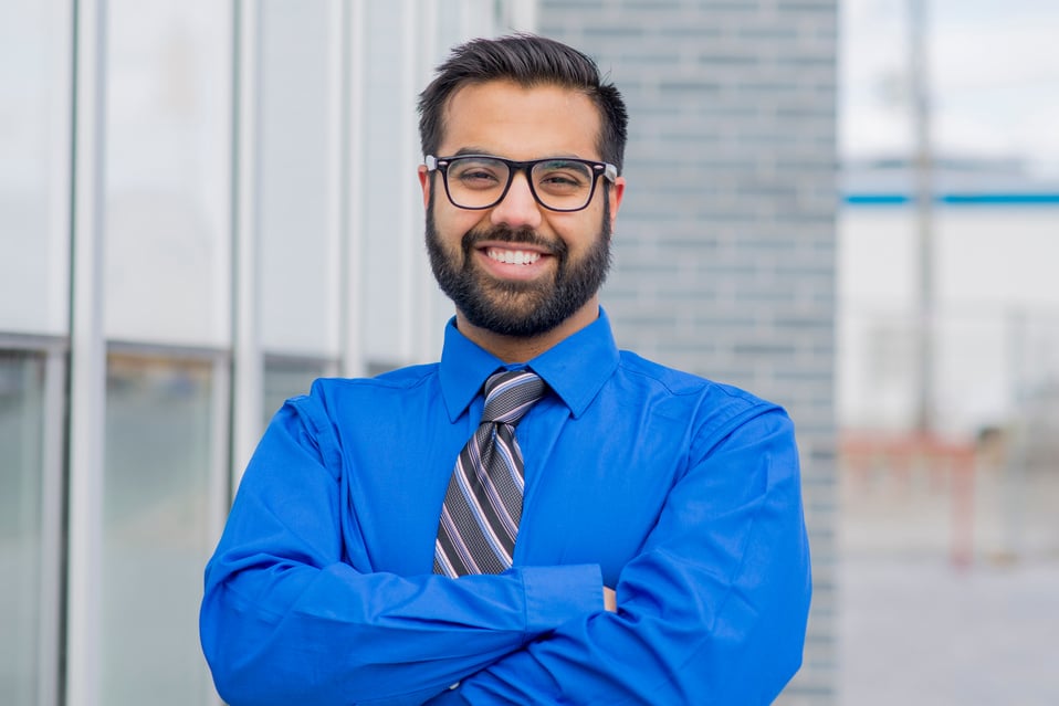 Smiling Young Indian Business Man